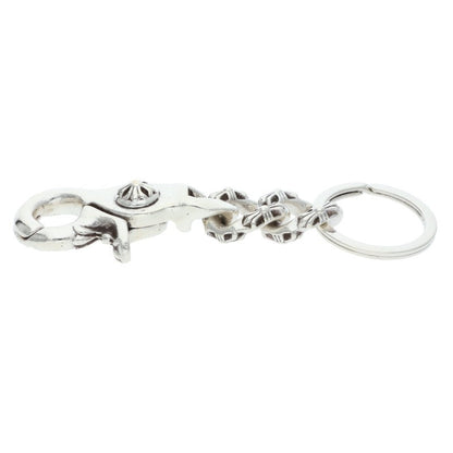 Chrome Hearts CLP CHN XFANCY-S Silver Keychain Wallet Size ONE SIZE