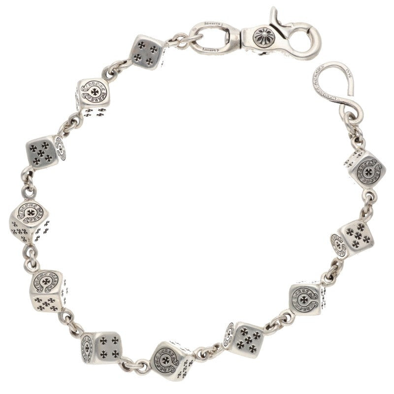 Chrome Hearts Silver Dice Link Wallet Chain Size 11LINK