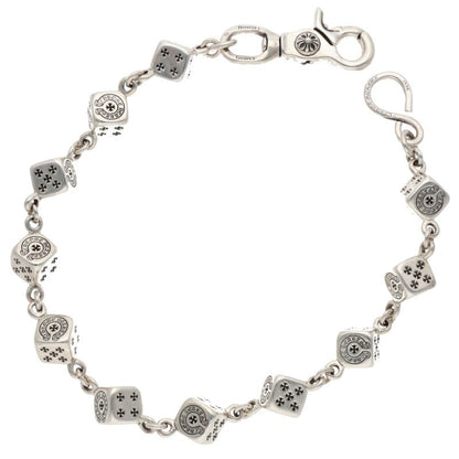 Chrome Hearts Silver Dice Link Wallet Chain Size 11LINK