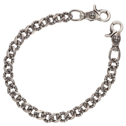 Chrome Hearts Silver Fancy 2-Clip Wallet Chain Size ONE SIZE