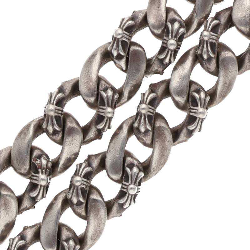 Chrome Hearts Silver Fancy 2-Clip Wallet Chain Size ONE SIZE