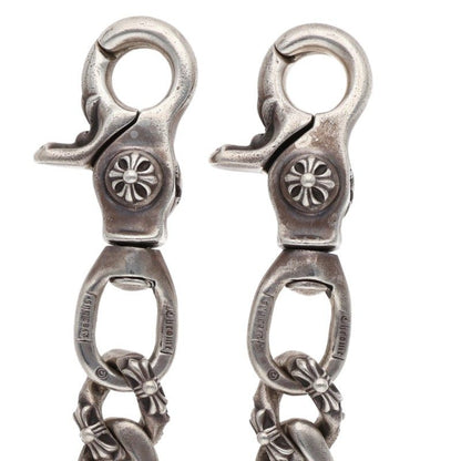 Chrome Hearts Silver Fancy 2-Clip Wallet Chain Size ONE SIZE