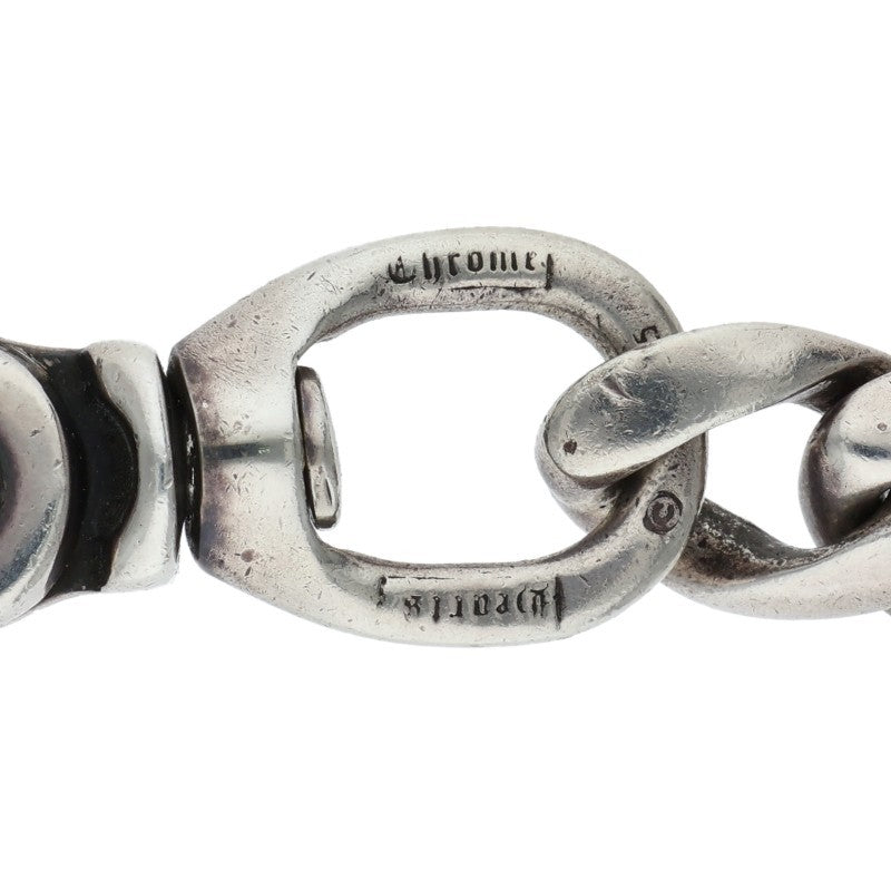 Chrome Hearts CLP CHN Silver Keychain Wallet Size ONE SIZE