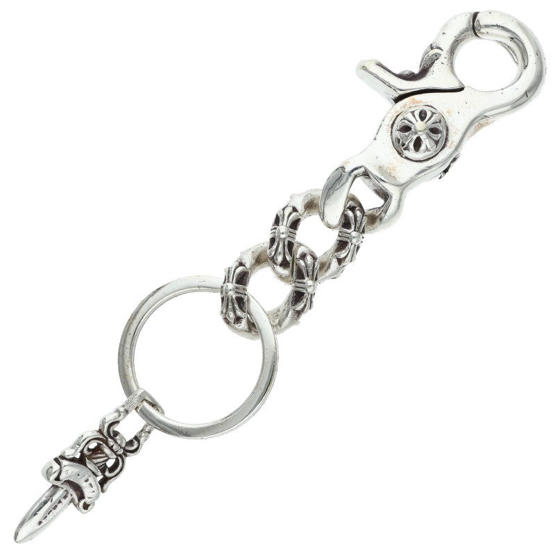 Chrome Hearts Short Extra Fancy Link Key Chain Wallet Size ONE SIZE