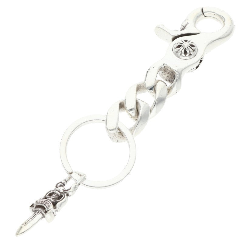 Chrome Hearts Silver Short Classic Key Chain Wallet Size ONE SIZE