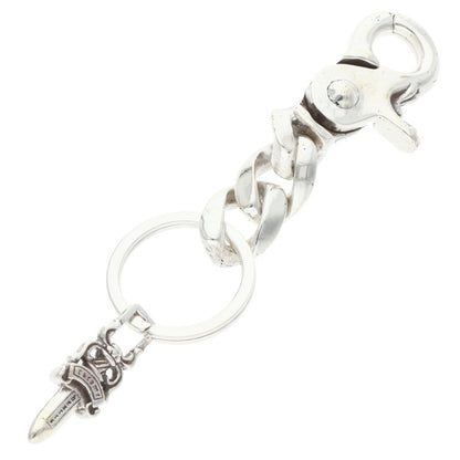 Chrome Hearts Silver Short Classic Key Chain Wallet Size ONE SIZE