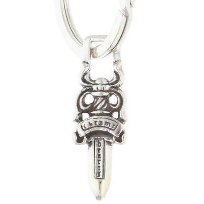 Chrome Hearts Silver Short Classic Key Chain Wallet Size ONE SIZE
