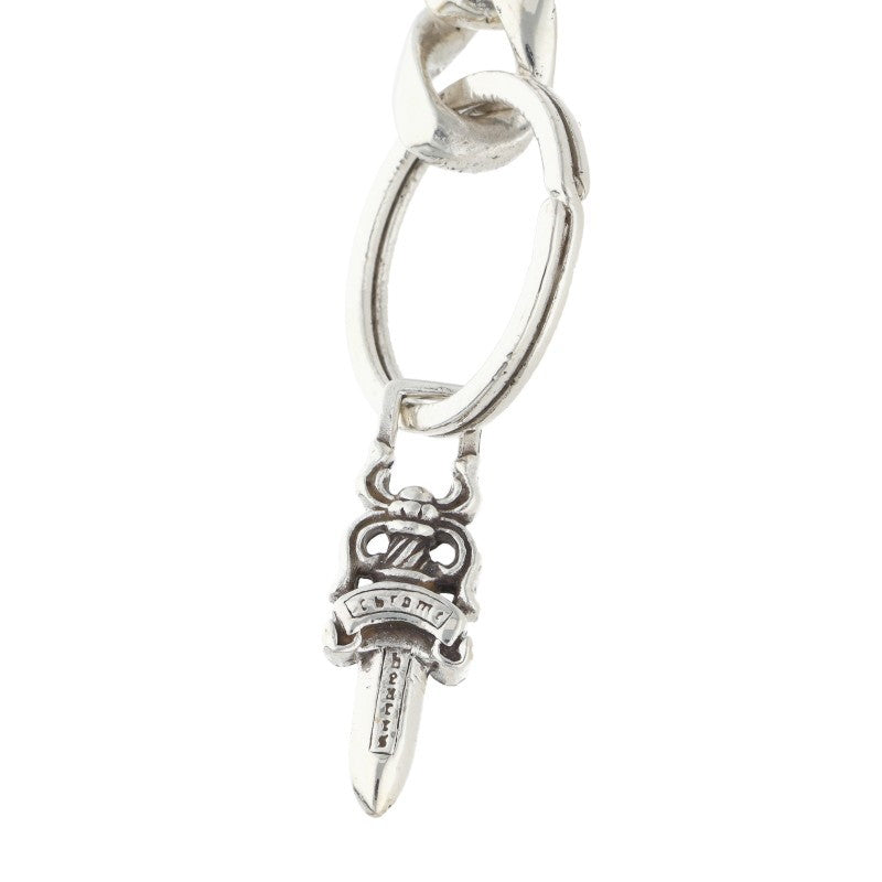 Chrome Hearts Long Classic Link Key Chain Wallet Size Silver