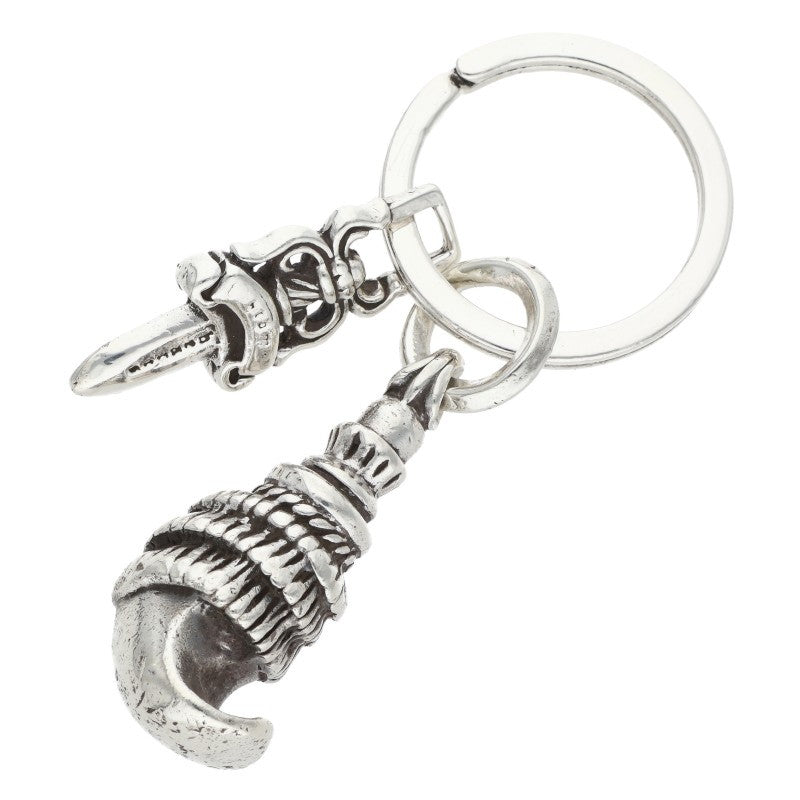 Chrome Hearts Crow #5 Dagger Silver Keyring Size ONE SIZE