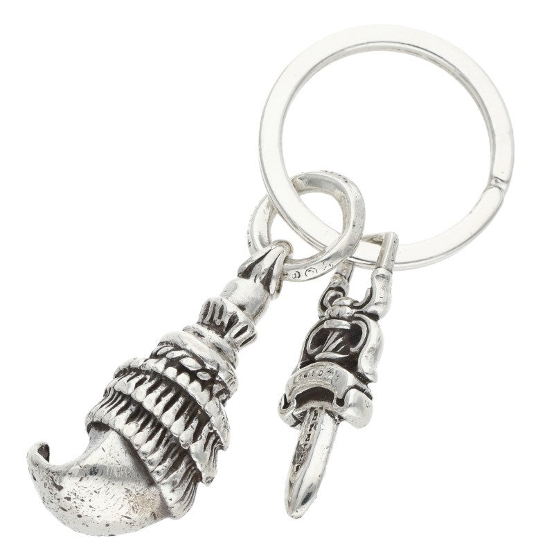 Chrome Hearts Crow #5 Dagger Silver Keyring Size ONE SIZE