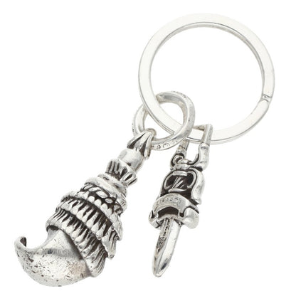 Chrome Hearts Crow #5 Dagger Silver Keyring Size ONE SIZE