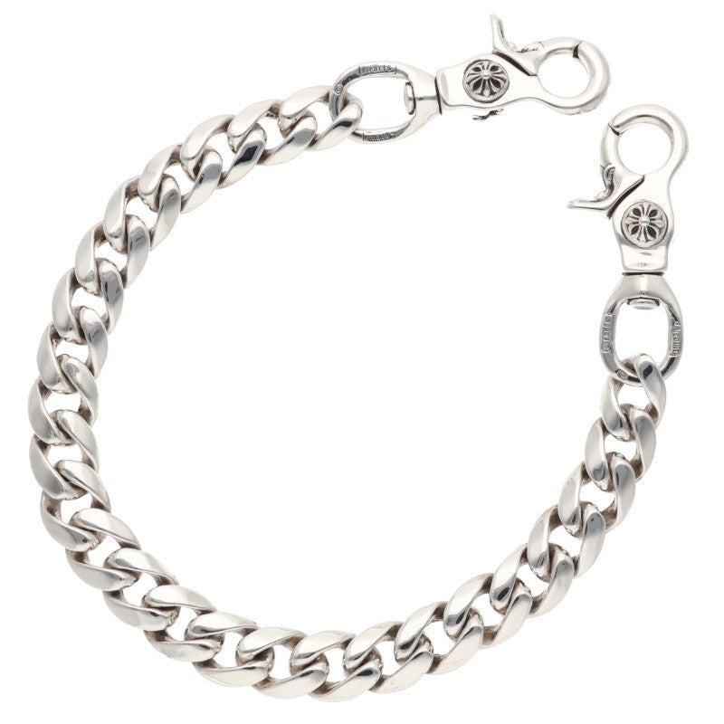 Chrome Hearts 2-Clip Short Wallet Chain Size ONE SIZE Silver