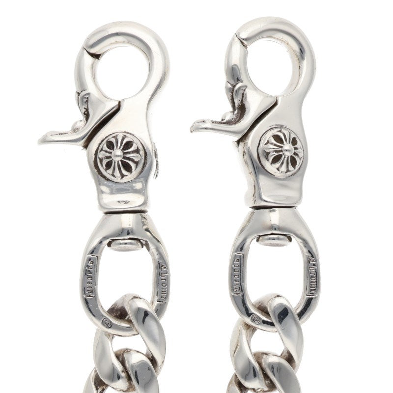 Chrome Hearts 2-Clip Short Wallet Chain Size ONE SIZE Silver