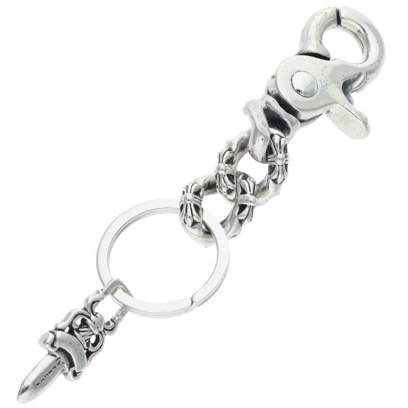 Chrome Hearts Short Extra Fancy Link Keychain Wallet Size ONE SIZE