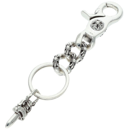 Chrome Hearts Silver Short Extra Key Chain Wallet Size ONE SIZE