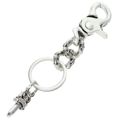 Chrome Hearts Silver Short Extra Key Chain Wallet Size ONE SIZE