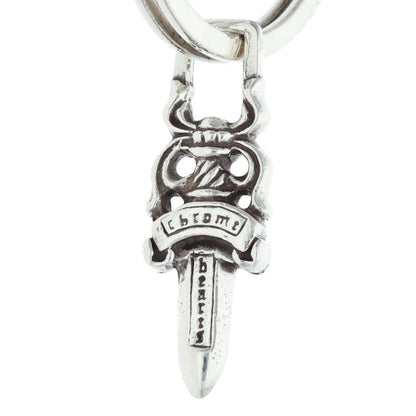 Chrome Hearts Silver Short Extra Key Chain Wallet Size ONE SIZE