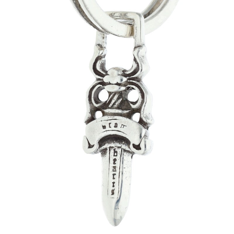 Chrome Hearts Silver Short Extra Key Chain Wallet Size ONE SIZE