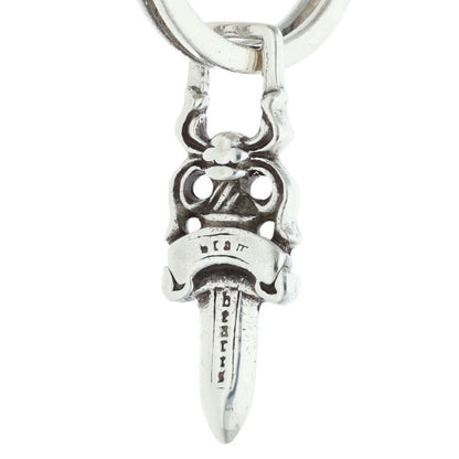 Chrome Hearts Silver Short Extra Key Chain Wallet Size ONE SIZE
