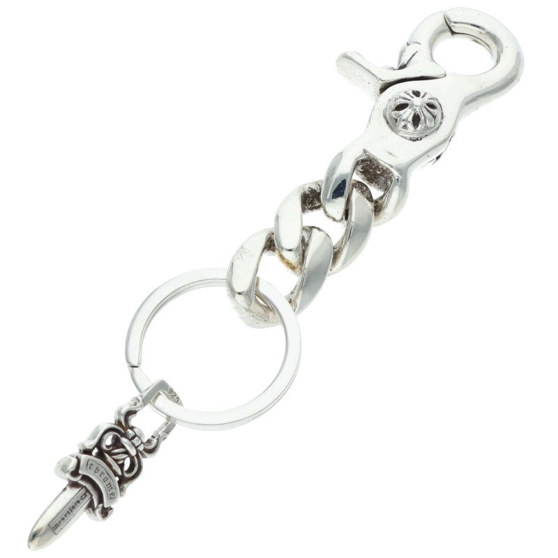 Chrome Hearts Silver Short Classic Key Chain Wallet Size ONE SIZE