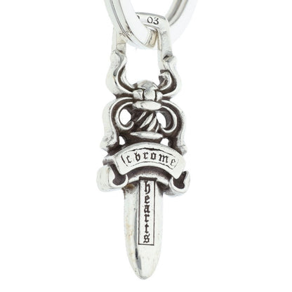 Chrome Hearts Silver Short Classic Key Chain Wallet Size ONE SIZE
