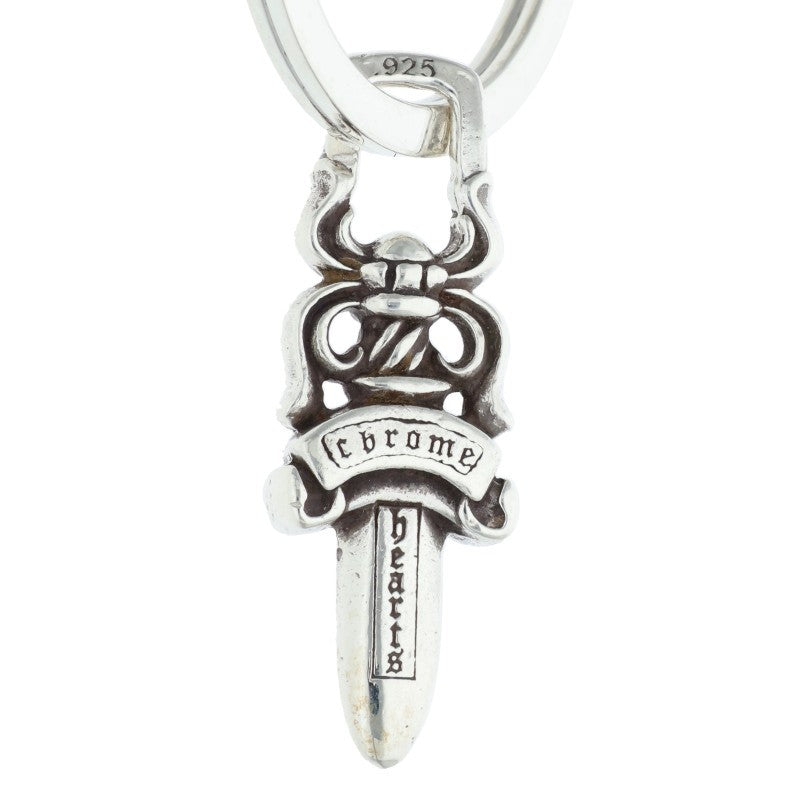 Chrome Hearts Silver Short Classic Key Chain Wallet Size ONE SIZE