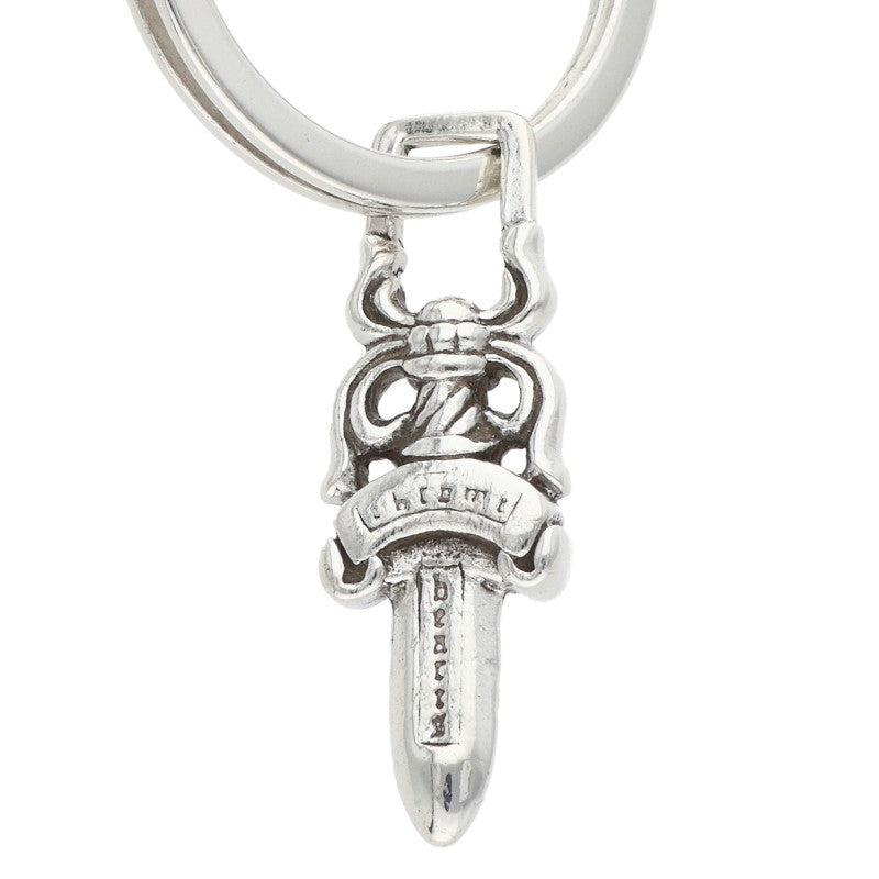 Chrome Hearts Silver Long Classic Key Chain Wallet Size ONE SIZE