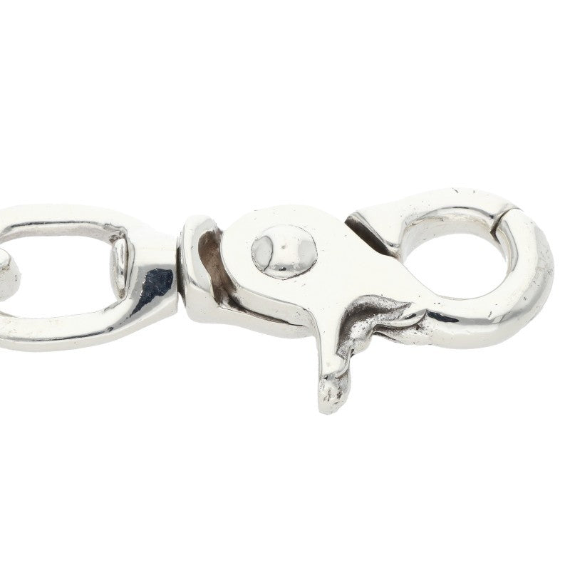 Chrome Hearts Silver Long Classic Key Chain Wallet Size ONE SIZE