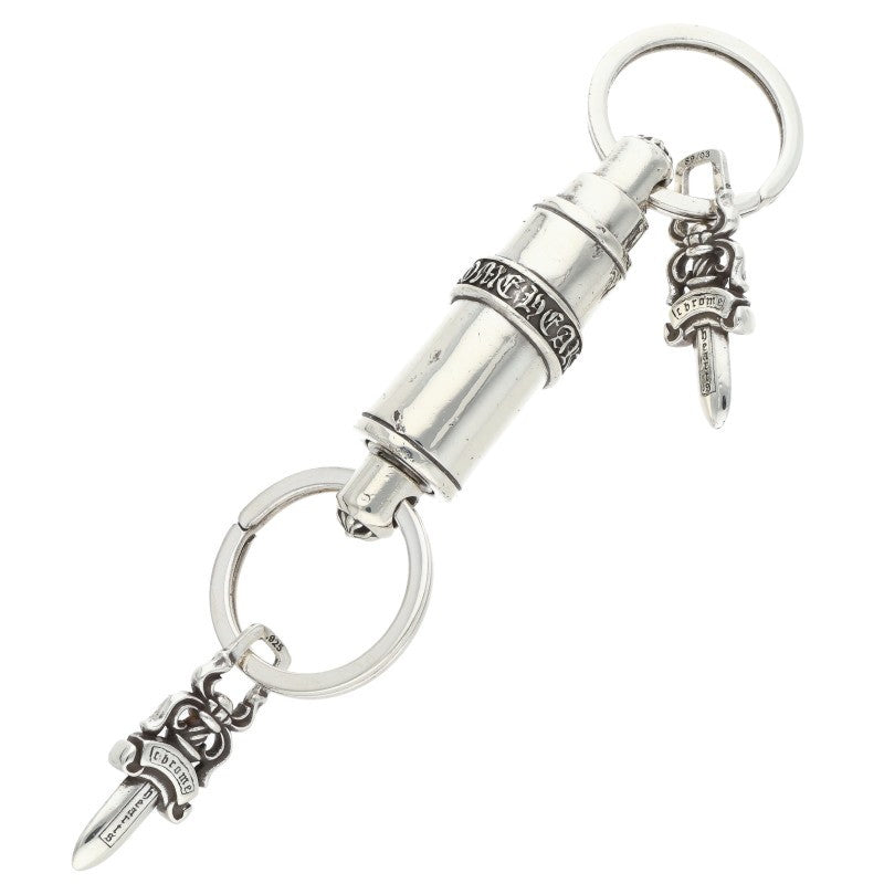 Chrome Hearts VALET Silver Key Chain Wallet Size ONE SIZE