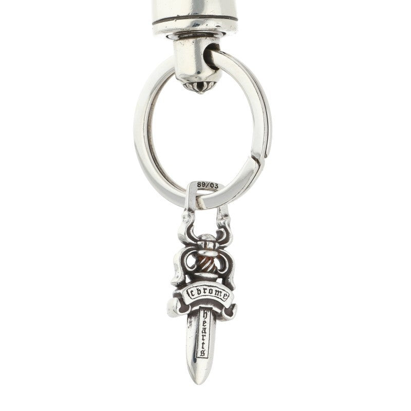 Chrome Hearts VALET Silver Key Chain Wallet Size ONE SIZE