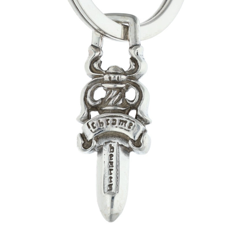 Chrome Hearts CLP CHN Fancy-L Silver Keychain Wallet Size ONE SIZE