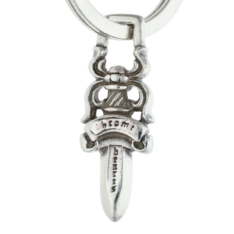 Chrome Hearts CLP CHN Fancy-L Silver Keychain Wallet Size ONE SIZE