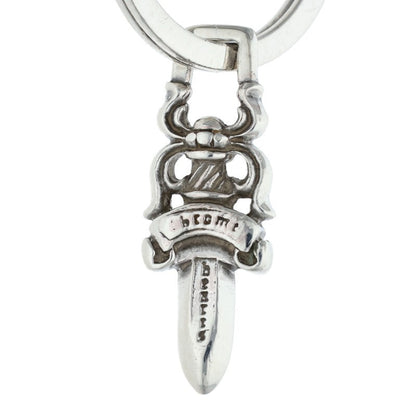 Chrome Hearts CLP CHN Fancy-L Silver Keychain Wallet Size ONE SIZE