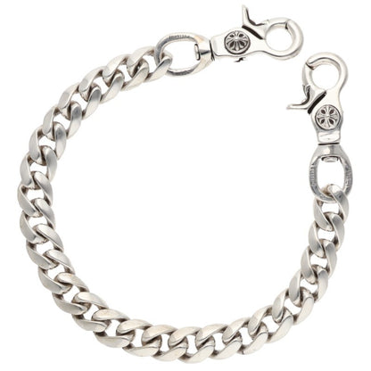 Chrome Hearts 925 Silver Classic 2-Clip Wallet Chain