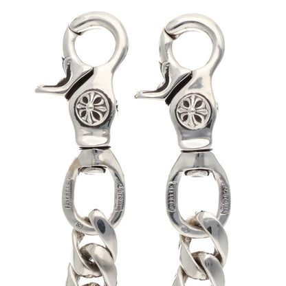 Chrome Hearts 925 Silver Classic 2-Clip Wallet Chain