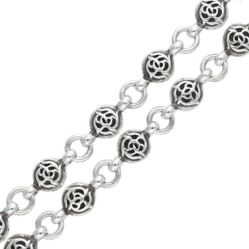 Chrome Hearts 1 Clip Floral Ball Wallet Chain Size ONE SIZE