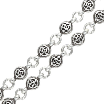 Chrome Hearts 1 Clip Floral Ball Wallet Chain Size ONE SIZE