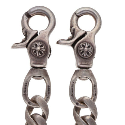 Chrome Hearts 2-Clip Long Classic Wallet Chain Size Silver