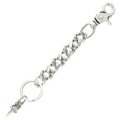 Chrome Hearts CLP CHN Fancy-L Silver ONE SIZE Wallet Size ONE SIZE