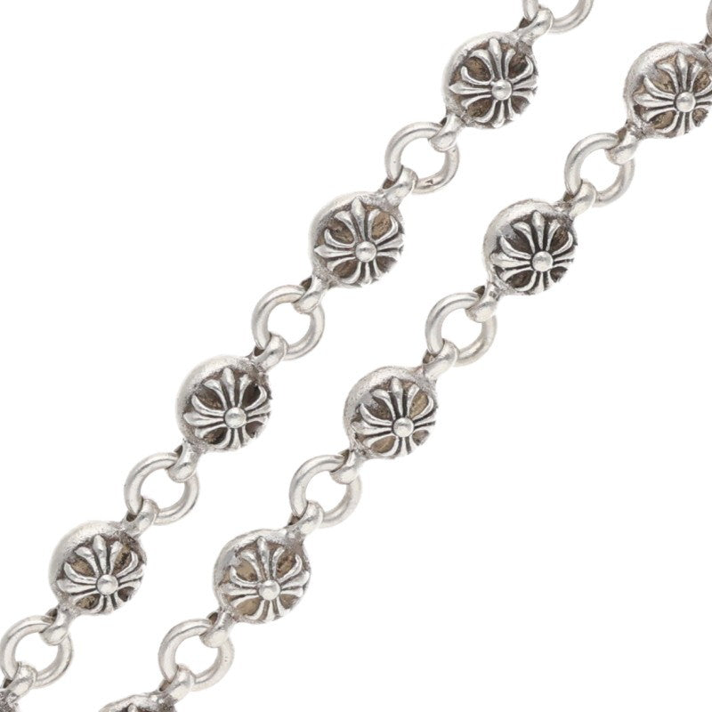 Chrome Hearts #2 Cross Ball Wallet Chain Size ONE Silver
