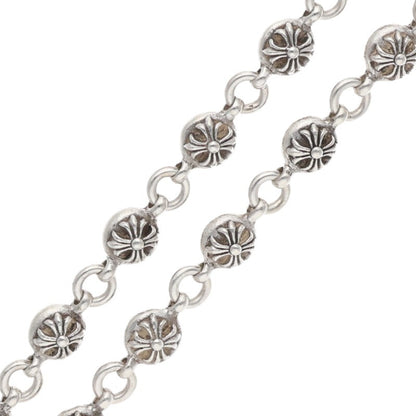Chrome Hearts #2 Cross Ball Wallet Chain Size ONE Silver