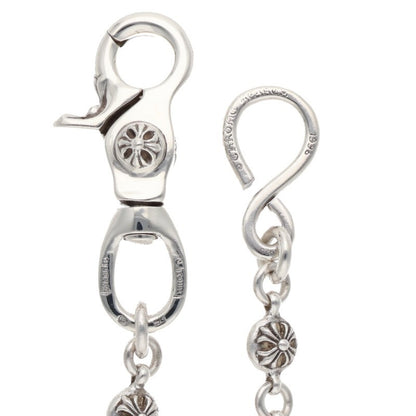 Chrome Hearts #2 Cross Ball Wallet Chain Size ONE Silver