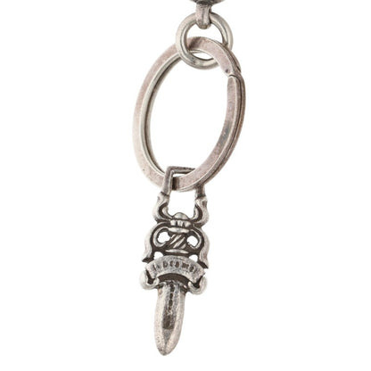 Chrome Hearts Silver Cross Ball Key Chain Wallet