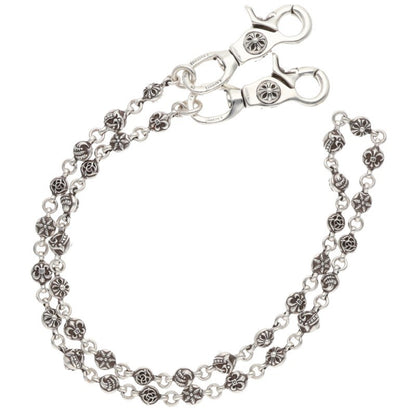 Chrome Hearts #1 Multiball 2-Clip Wallet Chain