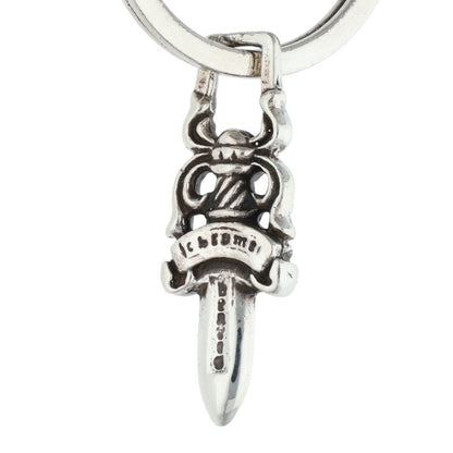 Chrome Hearts SML Dagger Silver Key Chain Wallet Size ONE SIZE