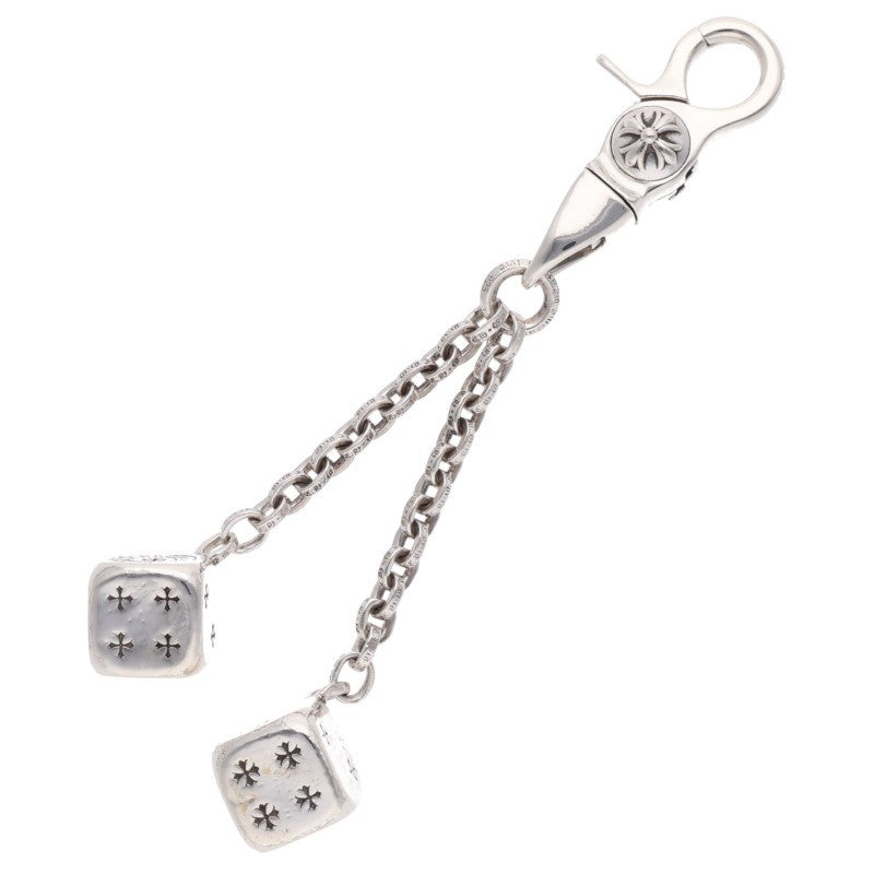 Chrome Hearts DICE DBL Double Dice Key Chain Wallet Size ONE SIZE