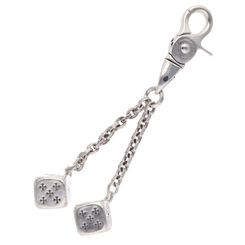 Chrome Hearts DICE DBL Double Dice Key Chain Wallet Size ONE SIZE