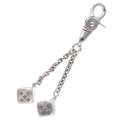 Chrome Hearts DICE DBL Double Dice Key Chain Wallet Size ONE SIZE