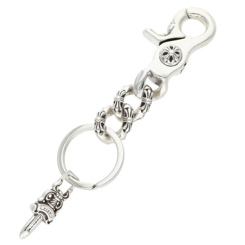 Chrome Hearts Short Extra Keychain Silver Wallet Size ONE SIZE