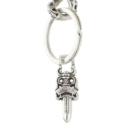 Chrome Hearts Short Extra Keychain Silver Wallet Size ONE SIZE
